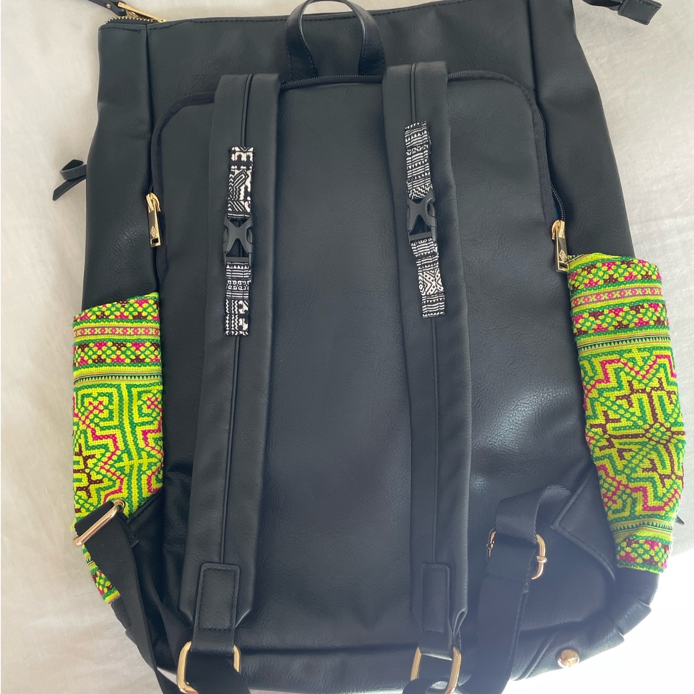 NWOT Rafi Nova leather Backpack - Picture 2 of 11